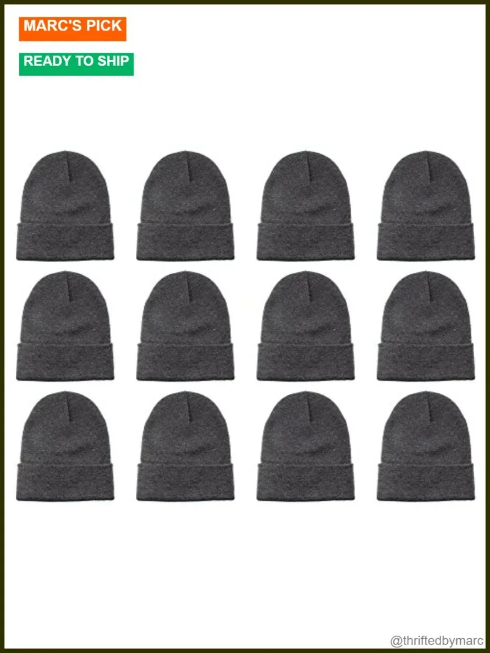 Unisex Knit Beanie Hat - Solid Multi-Pack - Stretchy One Size Fits All
